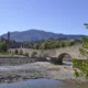 Il ponte romano di Bobbio che passa sul fiume